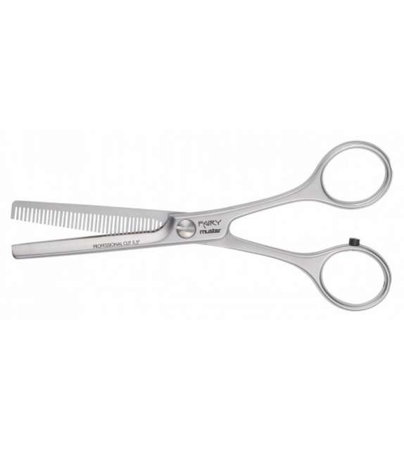 FORBICI PER SFOLTIRE 5,5" FAIRY SATINATA CON SILENZIATORE 38 DENTI