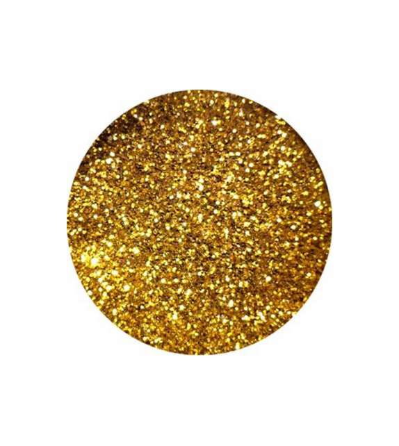 POLVERE GLITTER PER DECORAZIONE UNGHIA 15 GR - COLORE ORO