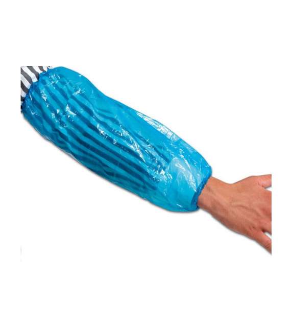 Manicotto Monouso PE BLU (Conf. 100 pz) - Danneggiato