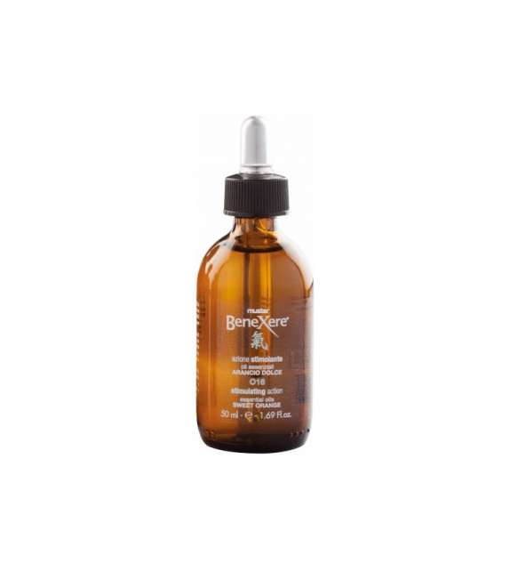 O16 OLIO ESSENZIALE D'ARANCIO AZIONE STIMOLANTE Formula Potenziata BENEXERE 50ML