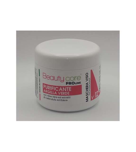 V12 MASCHERA Viso PURIFICANTE Argilla Verde BEAUTYCORE PROLine - Scegli