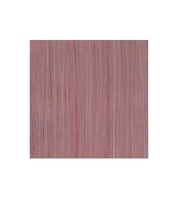 EXTENSION CHERATINA Capelli naturali 20 ciocche COLORATE LIGHT PINK cm50 LISCI