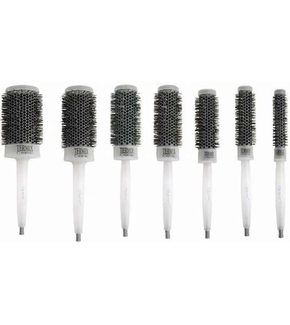 SPAZZOLA TERMIX CERAMIC IONIC BIANCA - Scegli il Diametro