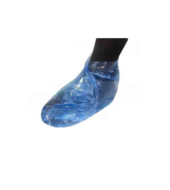 COPRISCARPE Polietilene Chiusura ADESIVA BLU (100 PZ)