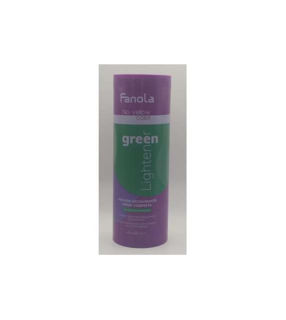 FANOLA POLVERE DECOLORANTE VERDE SENZA AMMONIACA NO YELLOW COLOR 450 GR