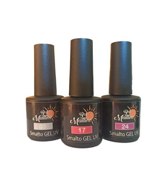 Bel Mattino Nails smalto GEL UV SEMIPERMANENTE 7ml  - Scegli il Colore