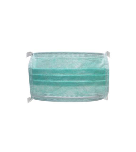 MASCHERINE CHIRURGICHE MONOUSO VERDE (50 PZ)