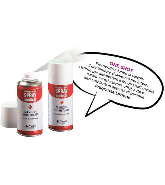 DISINFETTANTE SPRAY GERMICIDA one shot PHARMA TRADE 150 ML