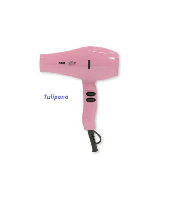 Phon Professionale PASTEL FLOWERS Rosa TULIPANO 2100 Watt - MOVE