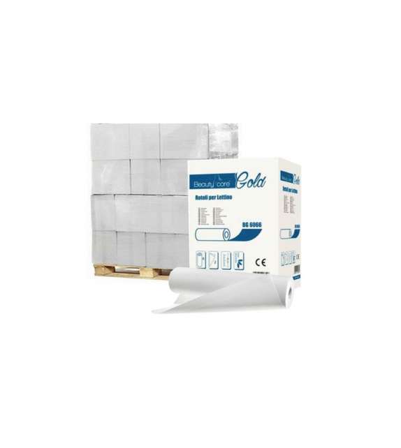 144 ROTOLI LENZUOLINO MEDICO H60 CELLULOSA STANDARD - GOLD (24 CART.)