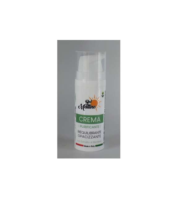 CREMA Viso Purificante Riequilibrante OPACIZZANTE 30 ML - BEL MATTINO
