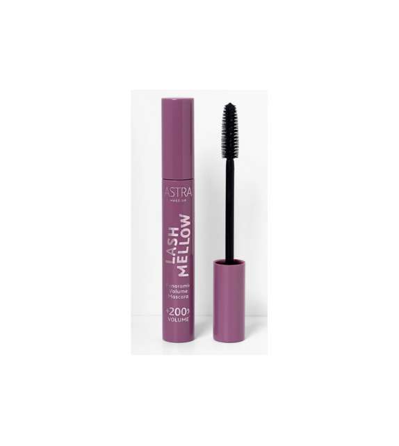 ASTRA Mascara LASH MELLOW Effetto Panoramico + Volume 10 ml - Black