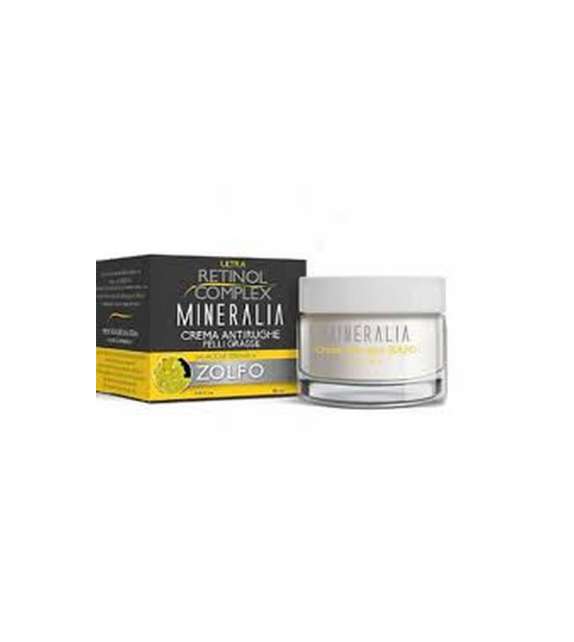 RETINOL Crema Viso ANTIRUGHE PELLI GRASSE MINERALIA  50ml