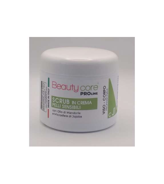 CJ1 SCRUB in CREMA per Pelli Sensibili con Jojoba BEAUTYCORE -500 ML