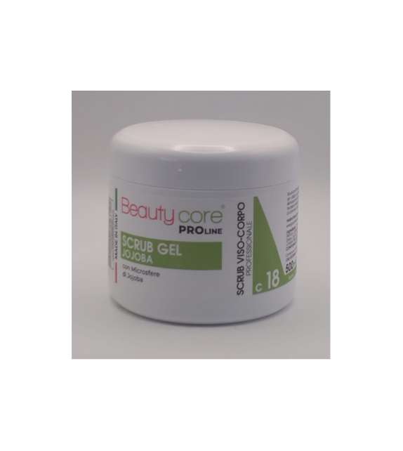 C18 SCRUB GEL Jojoba essenza disinfettante BEAUTYCORE - 500 ml 