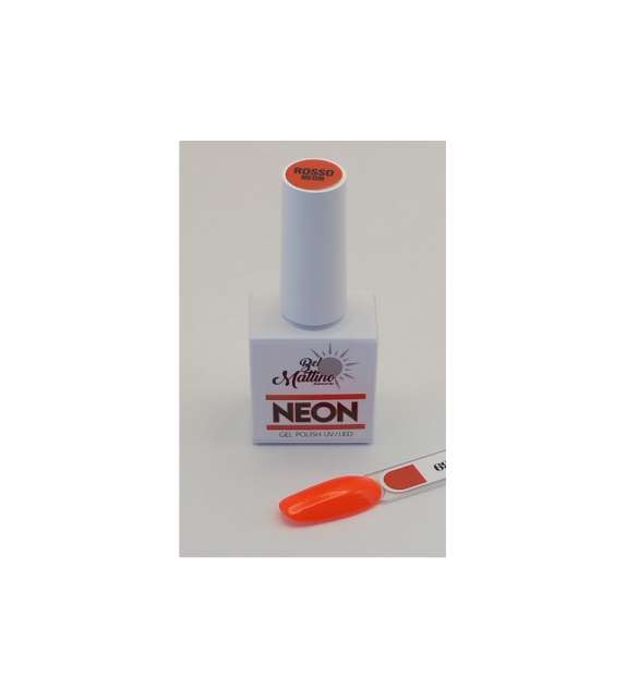 Bel Mattino Nails Gel Polish NEON - ROSSO - 12 ML