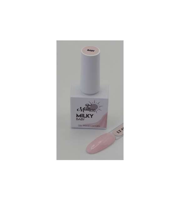 Bel Mattino Nails Gel Polish MILKY - BABY - 12 ML