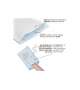 MANOPOLA PRESAPONATA IMPERMEABILE con Viscosa + PE DermaClean RAYS (Conf. 50 PZ)