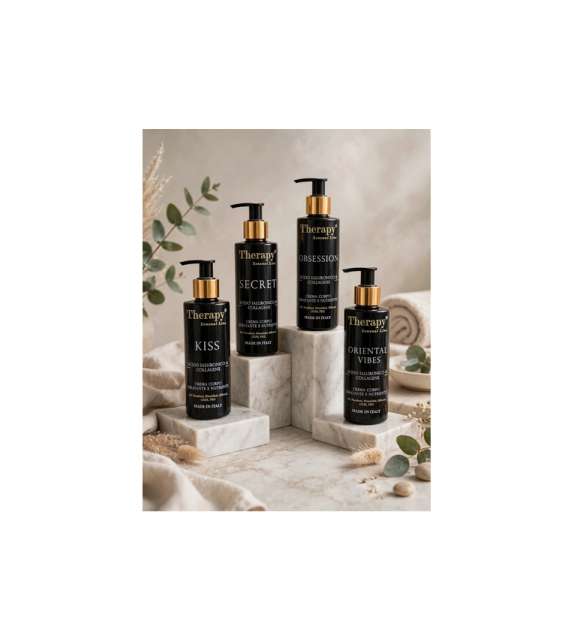 Kit 4 pz Crema Corpo Acido Ialuronico e Collagene - LINEA SENSUAL - Therapy
