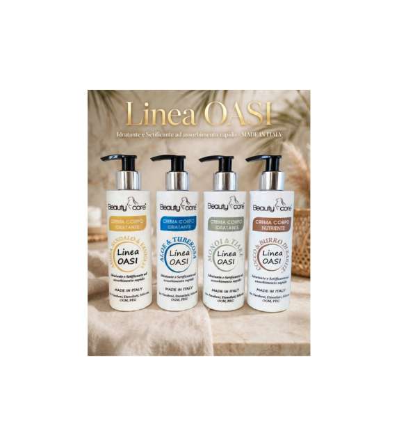 Kit 4 crema corpo Idratante LINEA OASI - BEAUTYCORE