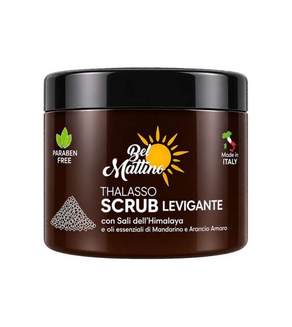 THALASSO SCRUB Levigante con Sali dell'Himalaya 500 ml - BEL MATTINO