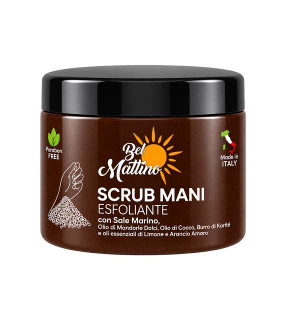 SCRUB MANI Esfoliante con Sale Marino 500 ml - BEL MATTINO